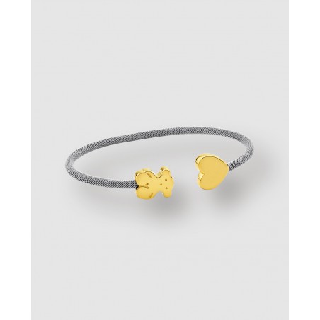 Pulsera Icon Mesh en acero Tous