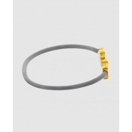 Pulsera Icon Mesh en acero Tous