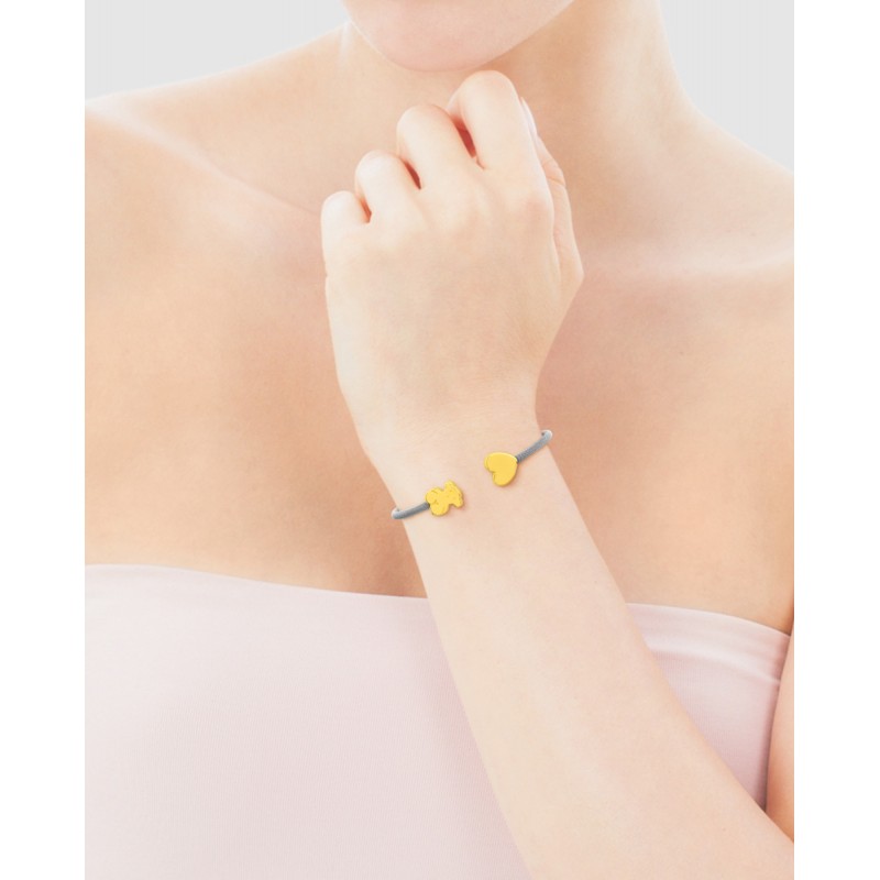 Pulsera Icon Mesh en acero Tous