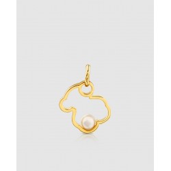 Colgante Silueta de oro con...