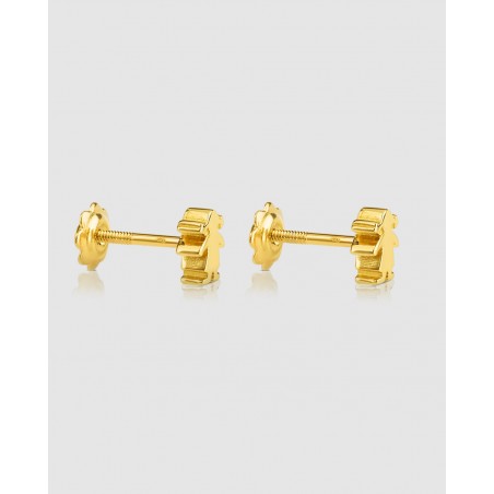 Pendientes Tous Basic de oro amarillo