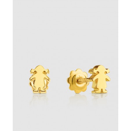 Pendientes Tous Basic de oro amarillo