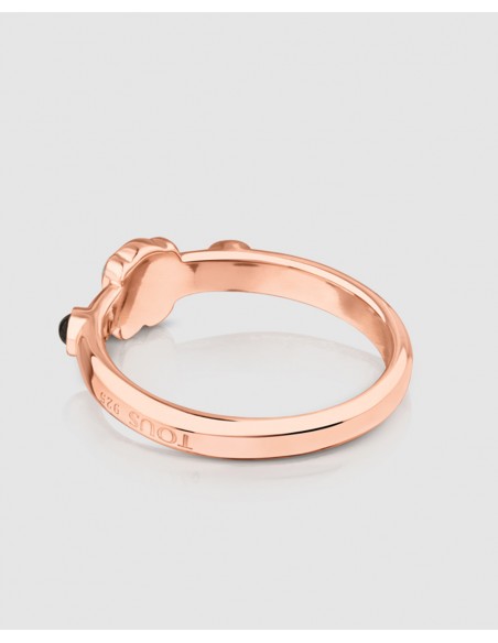 Anillo Tous Super Power de Vermeil rosa con gemas