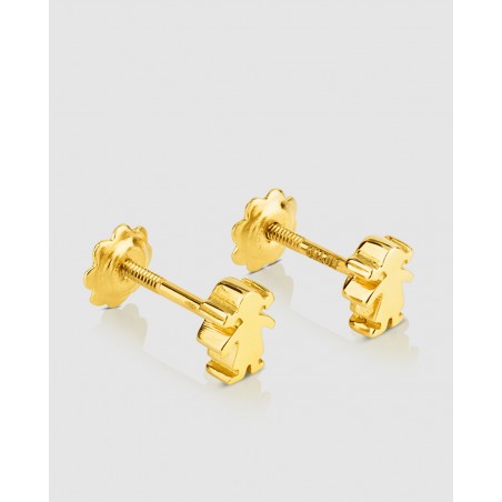 Pendientes Tous Basic de oro amarillo