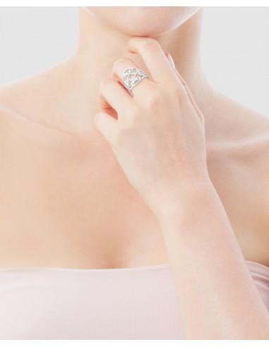 Anillo Tous Mossaic Power de plata