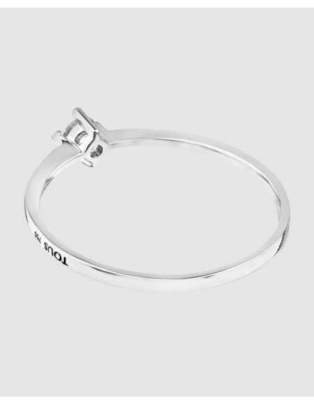 Anillo Brillants oro blanco con diamante Tous