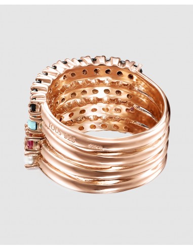 Anillo Tous Straight de Vermeil rosa...