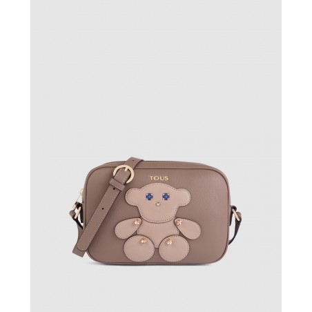 Bandolera de mujer Tous Patch Maia en topo con cremallera